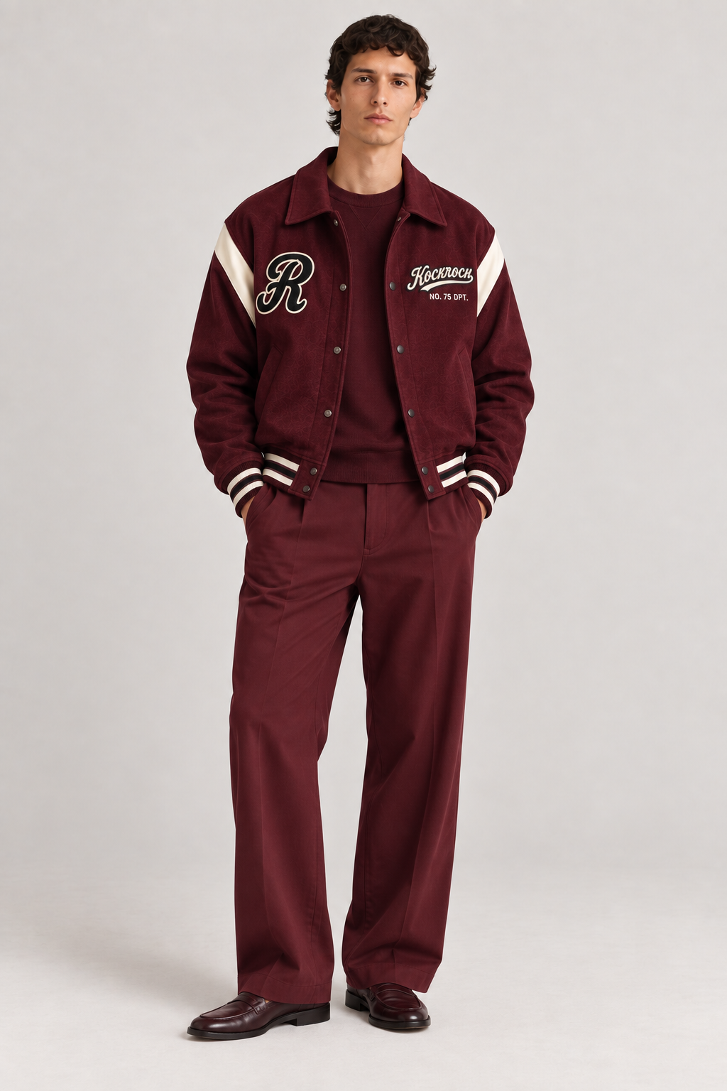 Wine Varsity Co-Ord Set