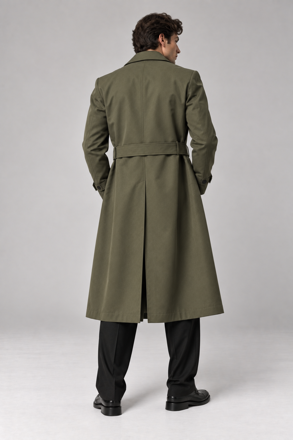 Force Olive Trench Coat