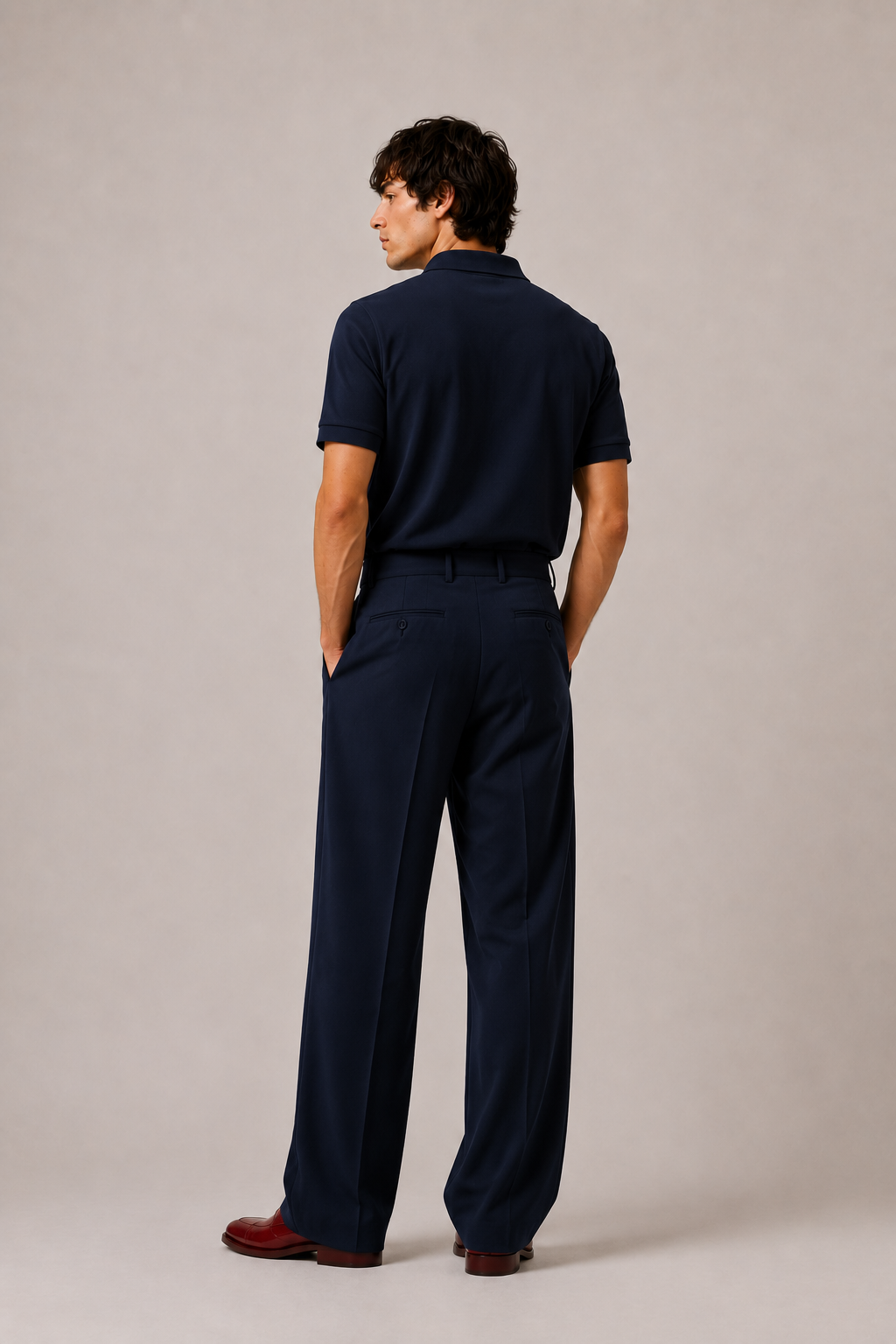 Navy Polo Co-Ord Set