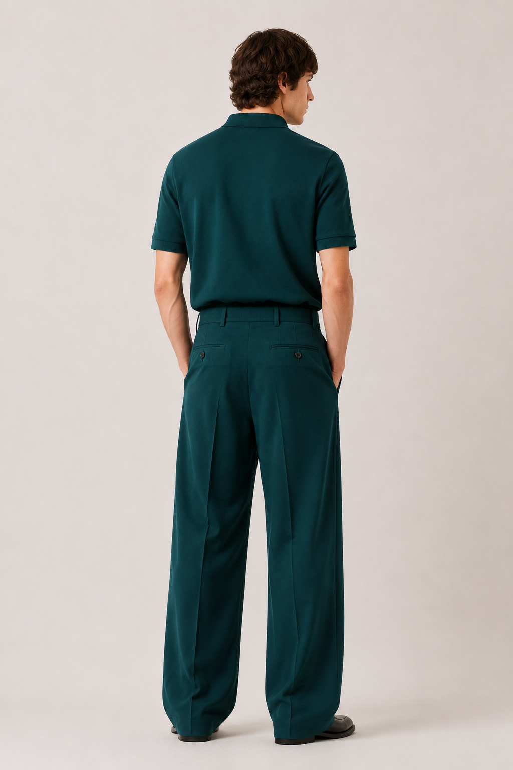 Imperial Teal Polo Co-Ord Set