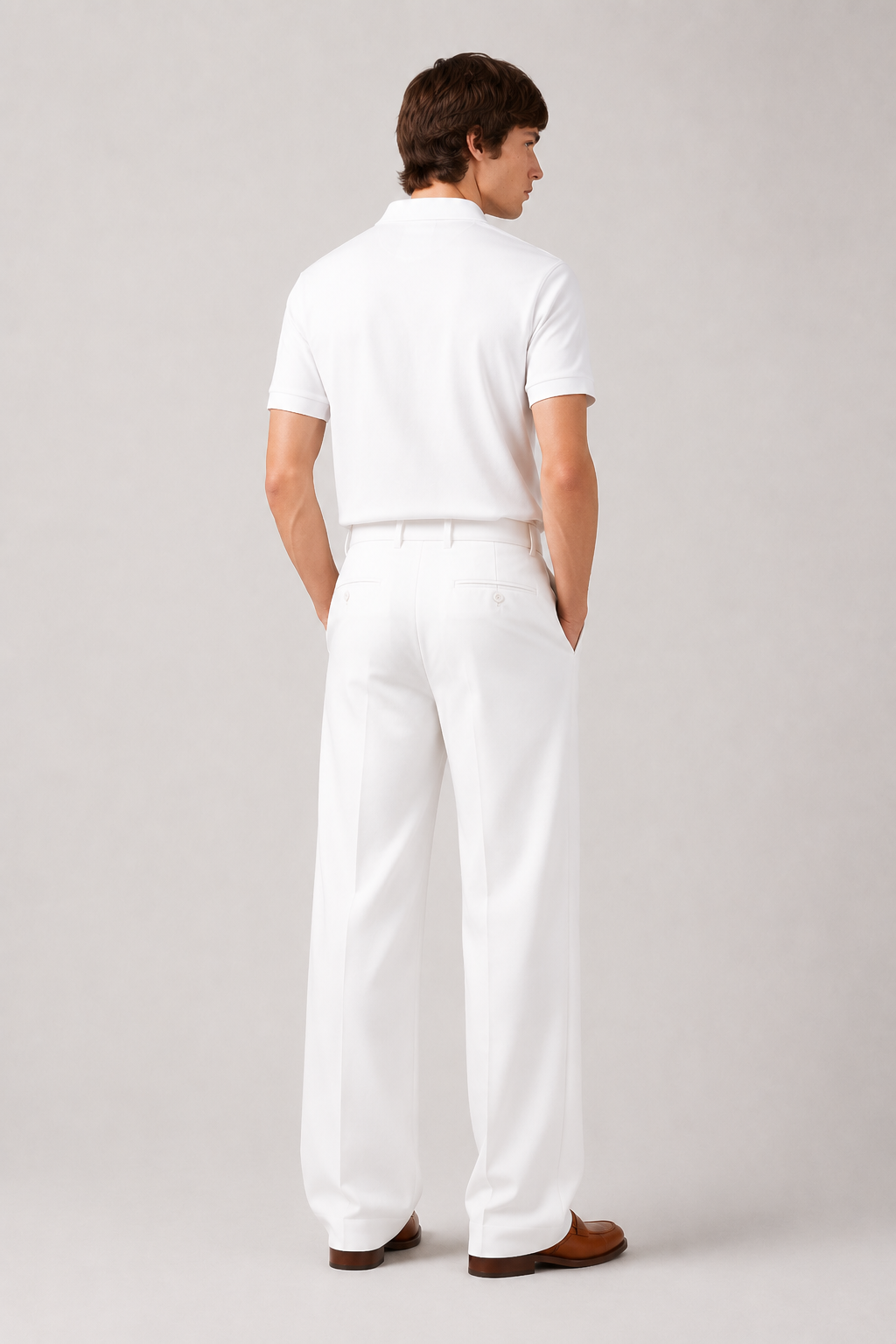 White Polo Co-Ord Set