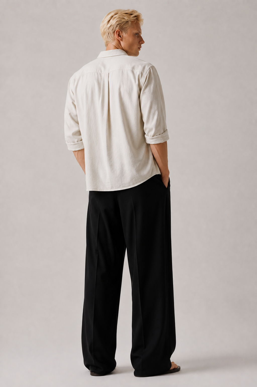 Black Wide Leg Trousers