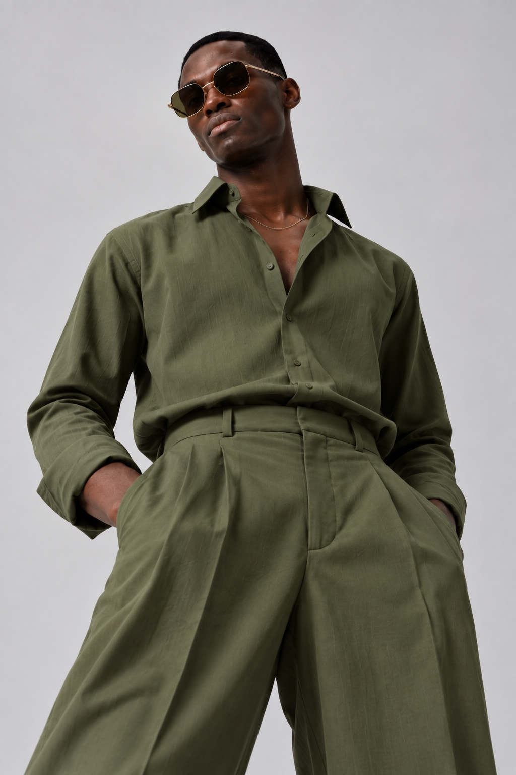 Amande Verte Co-Ord Set
