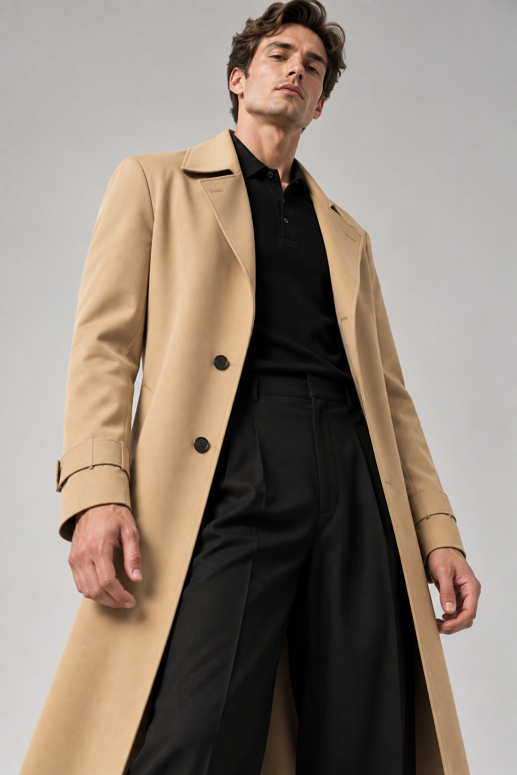 Sandstone Trench Coat