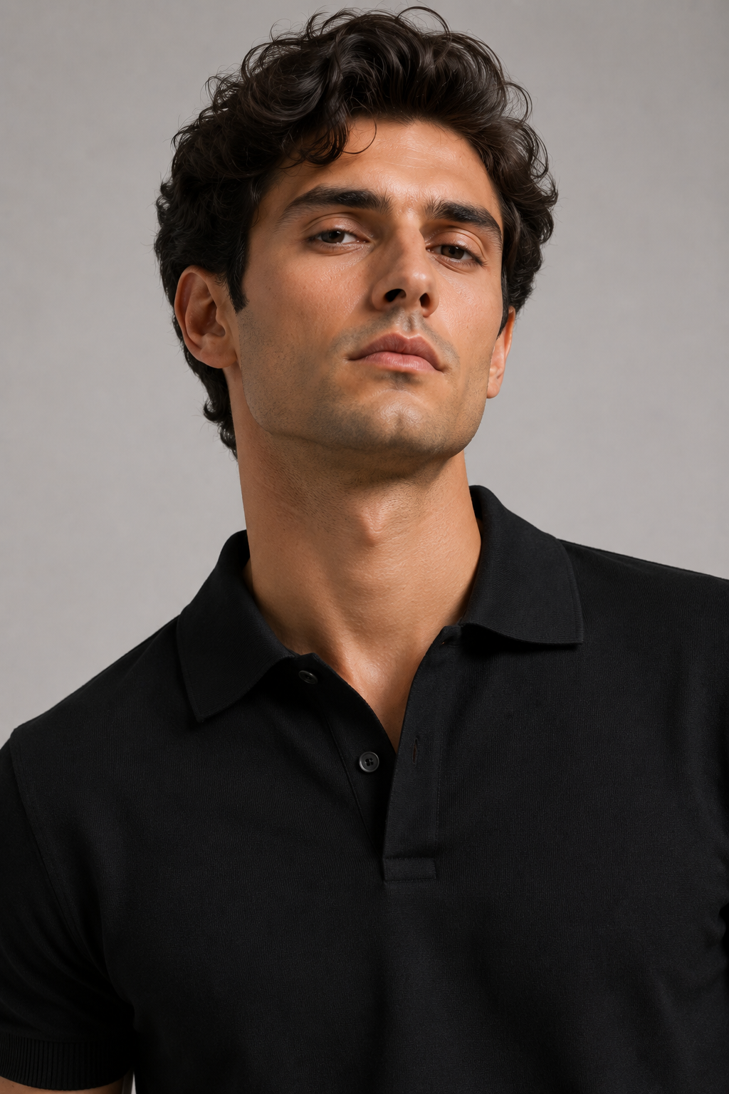 Black Polo Co-Ord Set