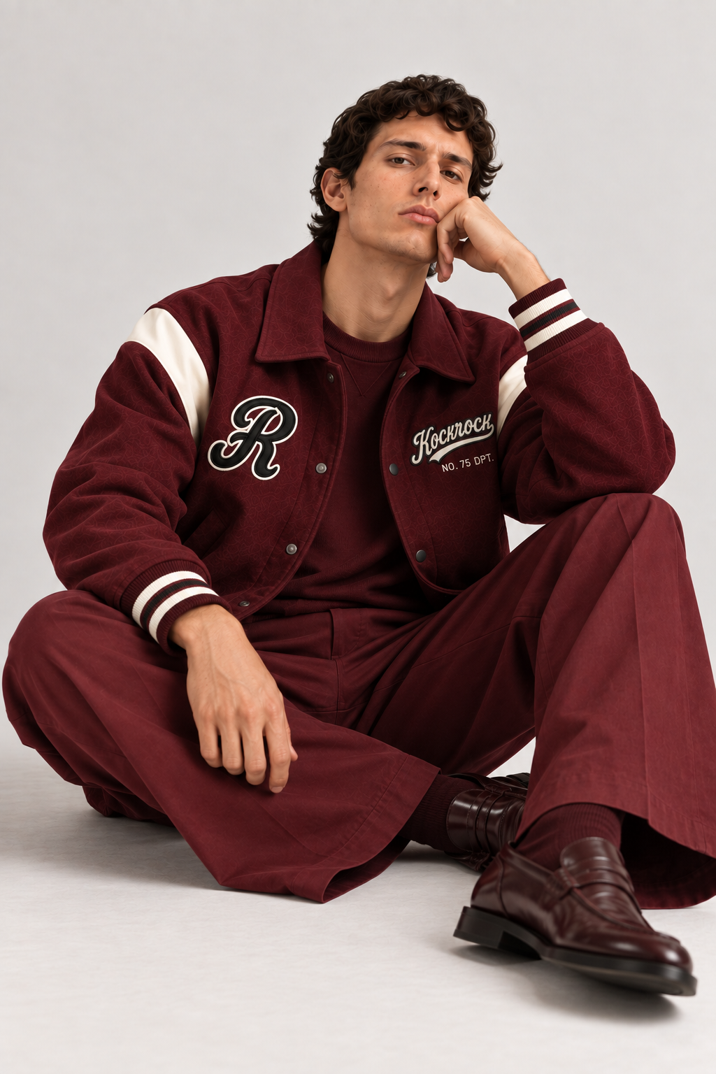 Wine Varsity Co-Ord Set