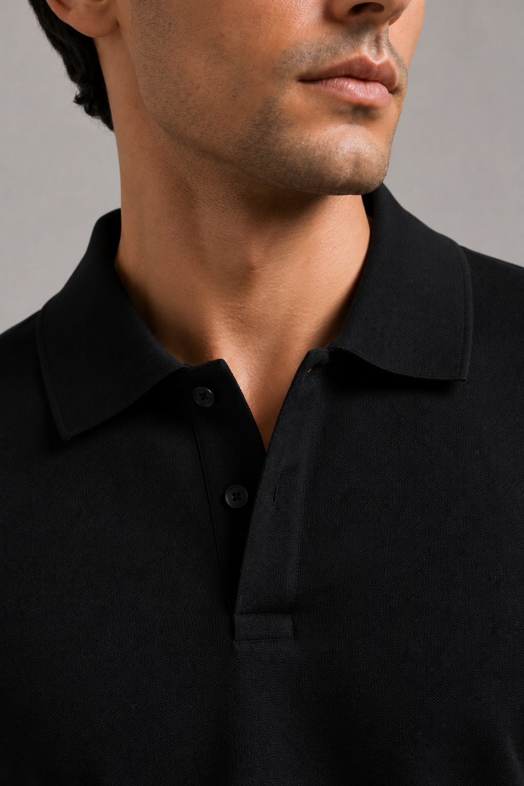 Black Polo Co-Ord Set